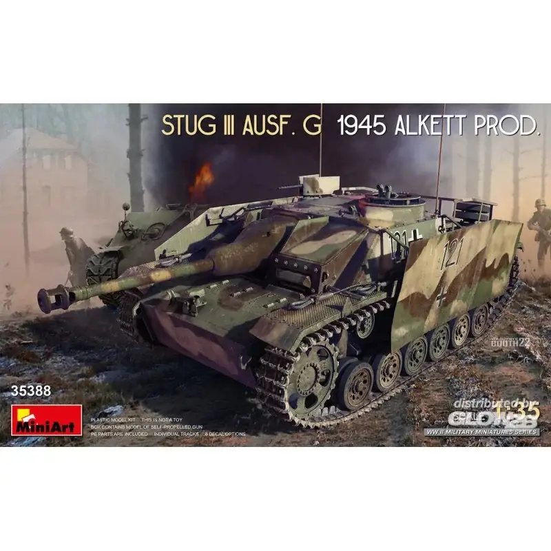 Hete Deal StuG III Ausf. G 1945 Alkett Prod. Bouwmodell