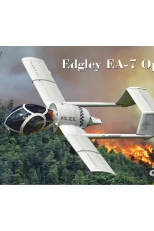 Merkproduct Edgley EA-7 Optica Police Schaalmodel