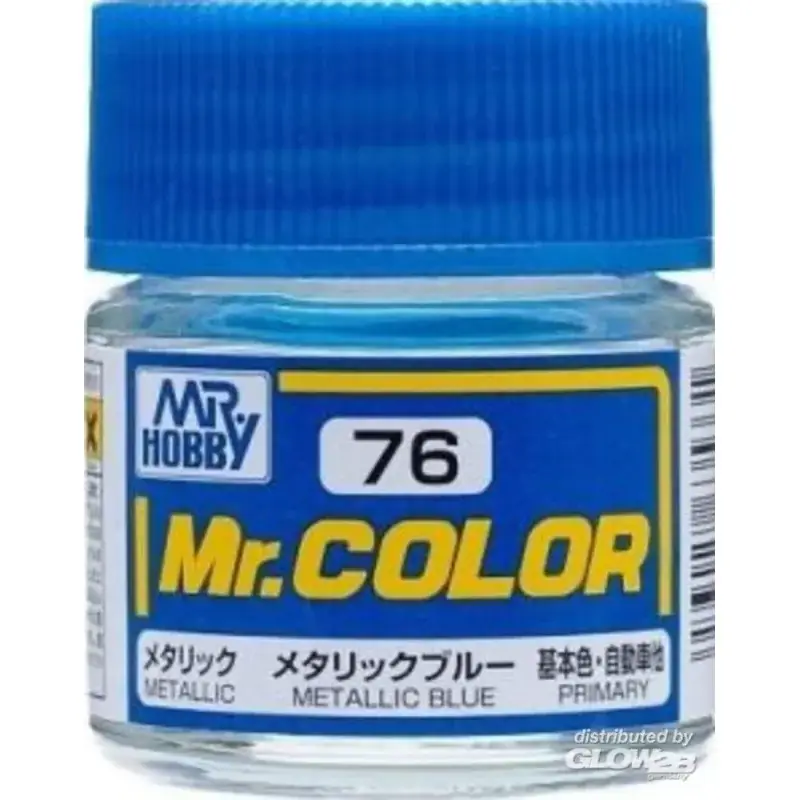 Mr Hobby -Gunze Mr. Color (10 ml) Metallic Blue Acrylverf Bestel Nu