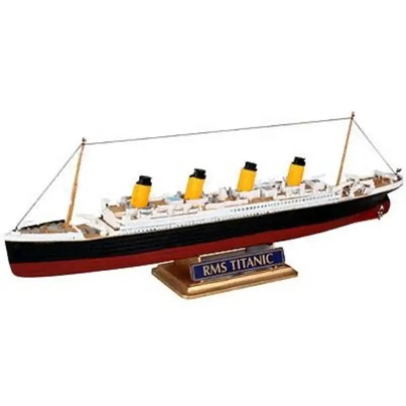 RMS Titanic Model Set - box containing the model, paints, brush and glue Schaalmodel Hoge Kwaliteit