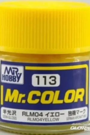 Mr Hobby -Gunze Mr. Color (10 ml) RLM04 Yellow Acrylverf Betrouwbaar
