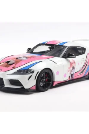 Uitverkoop 1:18 toyota gr supra solido works itasha white 2024 Miniatuur