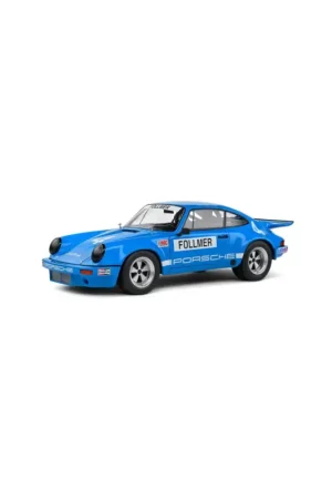 Solido 1810702 miniature porsche 911 iroc blue n4 follmer iroc riverside 1994 1/18 Miniatuur Direct Verzonden
