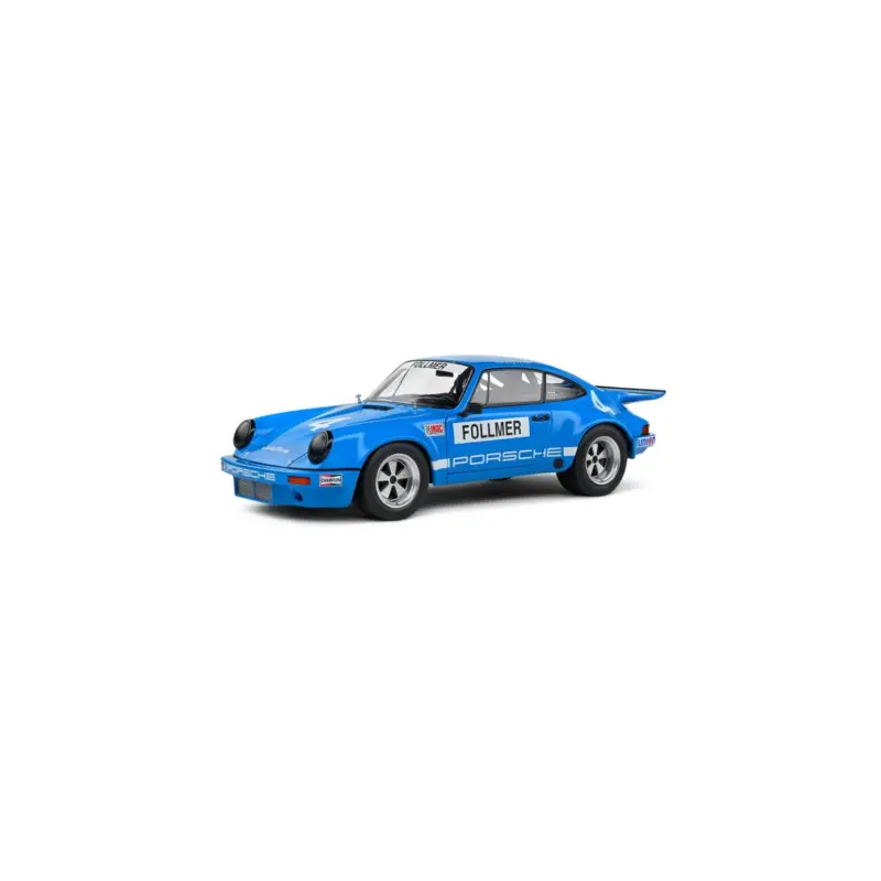 Solido 1810702 miniature porsche 911 iroc blue n4 follmer iroc riverside 1994 1/18 Miniatuur Direct Verzonden