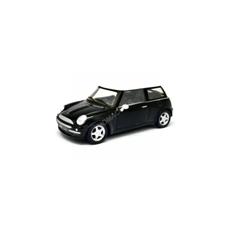 New mini cooper black white roof Miniatuur Voordeelprijs