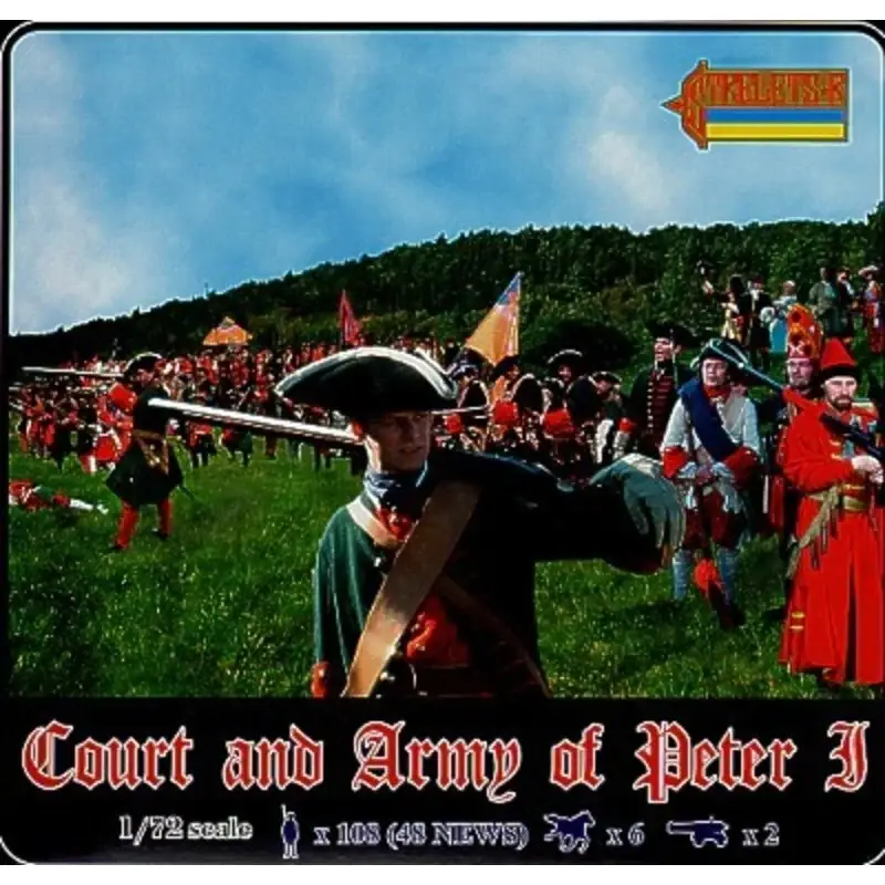 Finale Uitverkoop Court and Army of Peter The Great. 4 sets including 031 and 042 Figuren