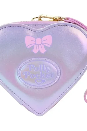 Mattel by Loungefly Polly Pocket Heart Purse Portemonnee Gereduceerde Prijs