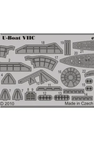 1:350 U-Boat VIIC (toebehoren voor modelbouwsets van Revell) Accessoire Finale Uitverkoop