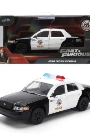 Ford crown victoria lapd bi-color ff 1/32 Miniatuur Hete Deal