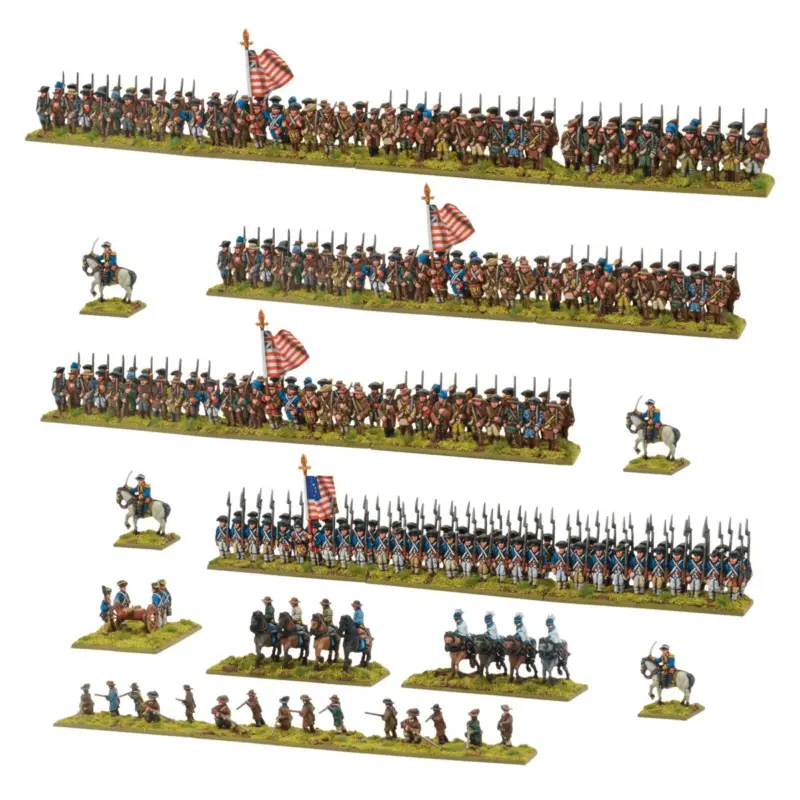 Actieprijs Black Powder Epic Battles: Revolution! - Continental Army Brigade Figuur spellet