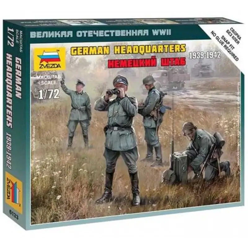 WWII German HQ Staff Figuren Hete Deal
