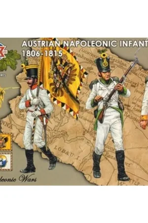 Direct Verzonden Austrian Napoleonic Infantry in Shakos Figuren
