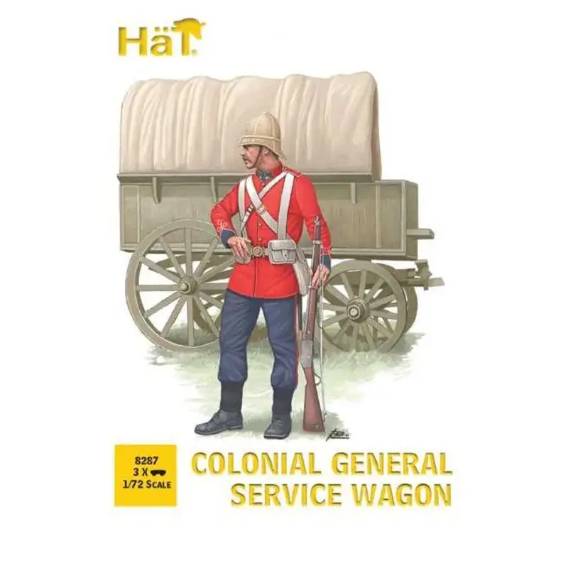 Koopje Colonial General Service Wagon (3 wagons per doos) Figuren