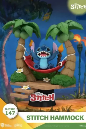 LILO & STITCH - Stitch "Hammock" - Diorama D-Stage 14cm Figuurtje Shop Nu