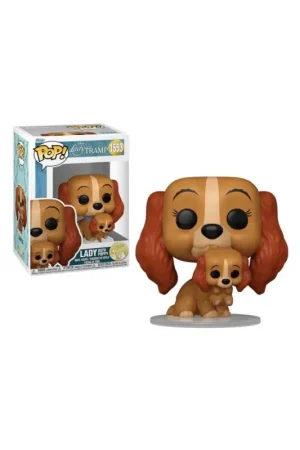 Snelle Levering LADY AND THE TRAMP - POP Disney N° 1553 - Lady with puppy Pop figur