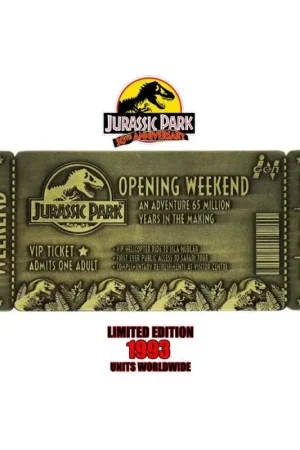 Gratis Retour Jurassic Park 30Th Ann.Ltd.Ed. Ticket