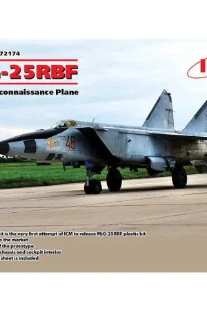 Lage Kosten Mikoyan MiG-25RBF, Sovjet verkenningsvliegtuig Schaalmodel