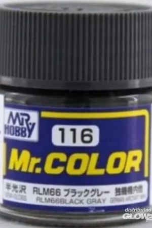 Mr Hobby -Gunze Mr. Color (10 ml) RLM66 Black Gray Acrylverf Goedkoop