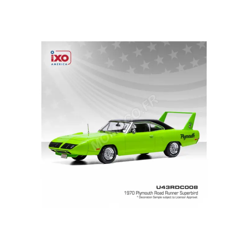 Uitverkoop Plymouth road runner superbird 1970 green “limelight green” Miniatuur