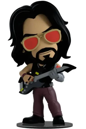 Laatste Versie Cyberpunk 2077 Vinyl figurine Johnny Silverhand 10 cm Figuurtje