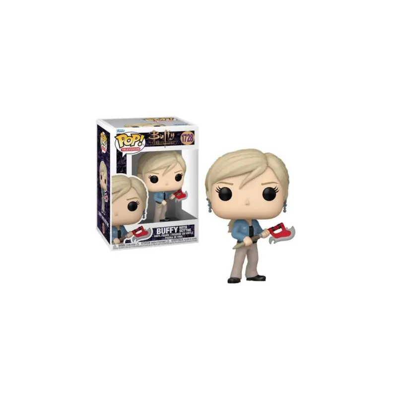 BUFFY THE VAMPIRE SLAYER - POP TV No. 1728 - Buffy with Scythe Pop figur Lage Kosten