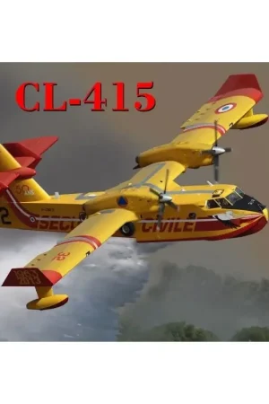 Populair CL-415 amfibische vliegtuigen Schaalmodel