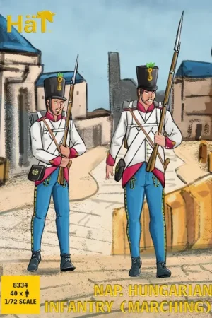 Gereduceerde Prijs NEW SET! Napoleonic Hungarian Infantry (Marching) Figuren