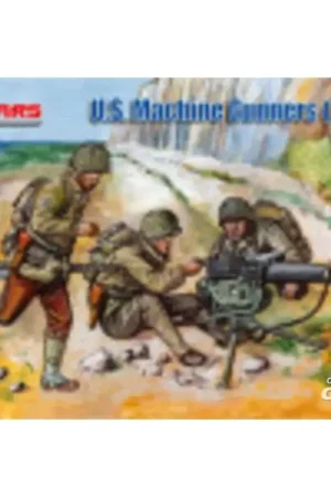 WWII Amerikaanse machinegeweren (D-Day) Figuren Snelle Levering