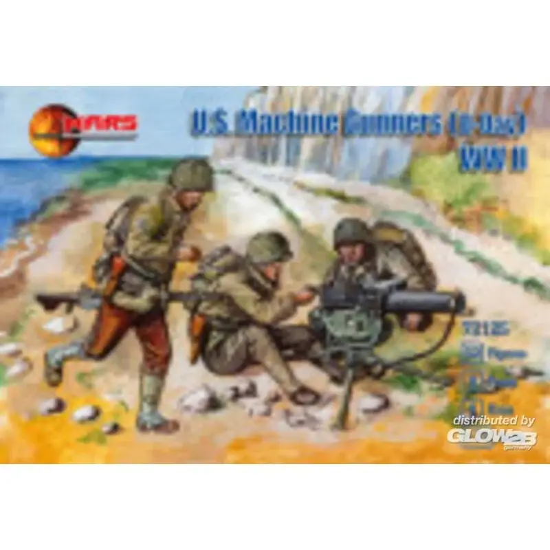 WWII Amerikaanse machinegeweren (D-Day) Figuren Snelle Levering