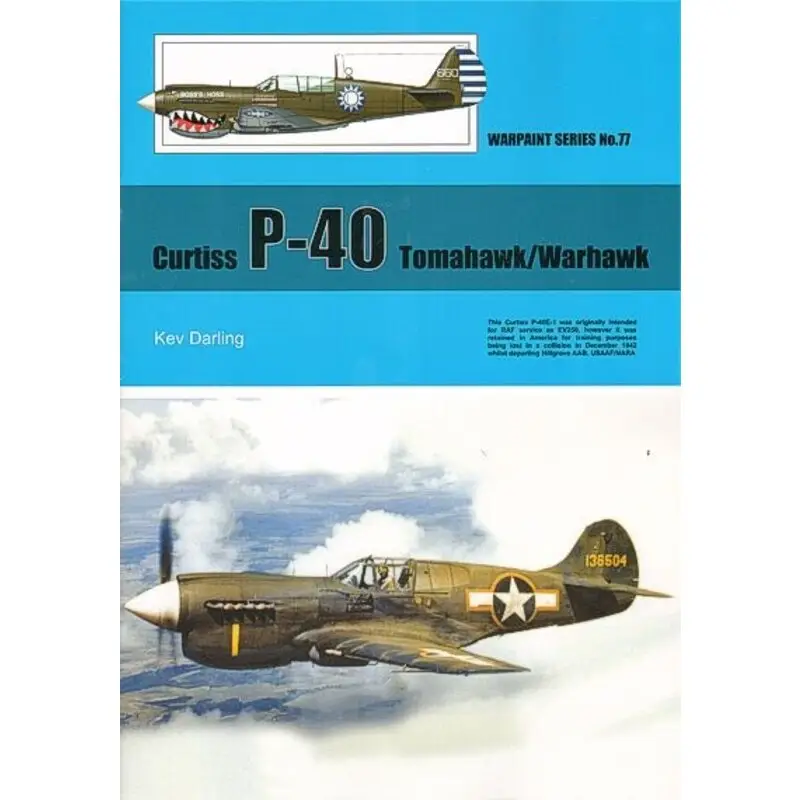 Dagaanbieding Boek Curtiss P-40. Derived from the earlier Curtiss 75 Hawk the P-40 Warhawk was an attempt to update the original design for mo