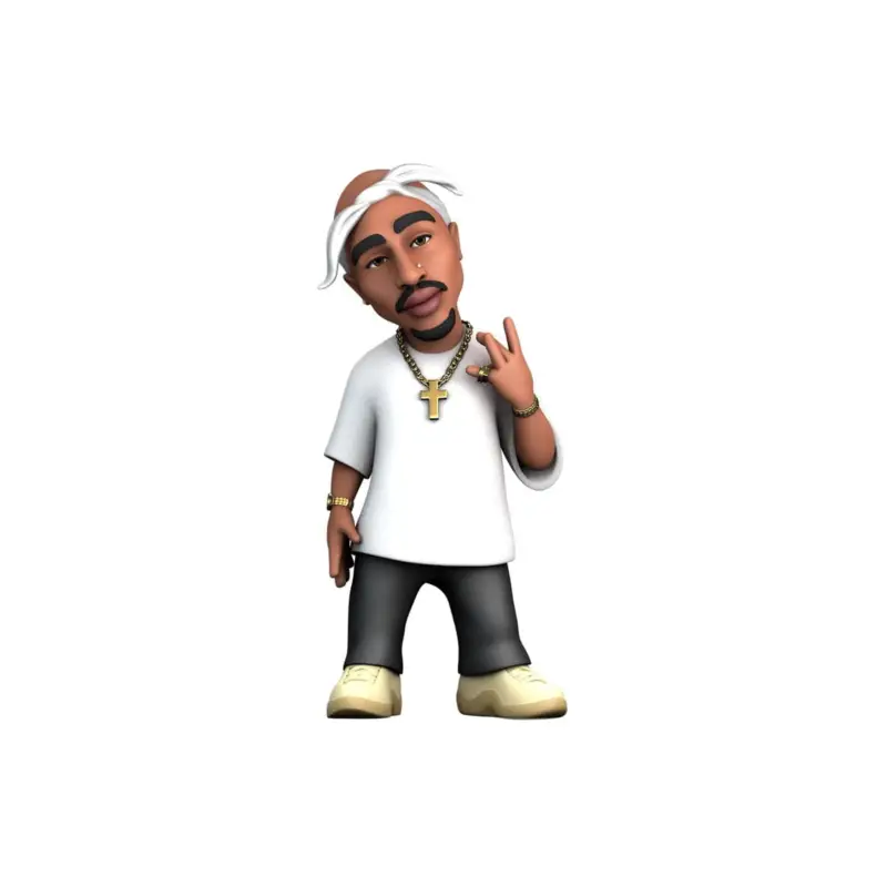 Koop Vandaag Tupac figure Minix Tupac Shakur 12 cm Figuurtje