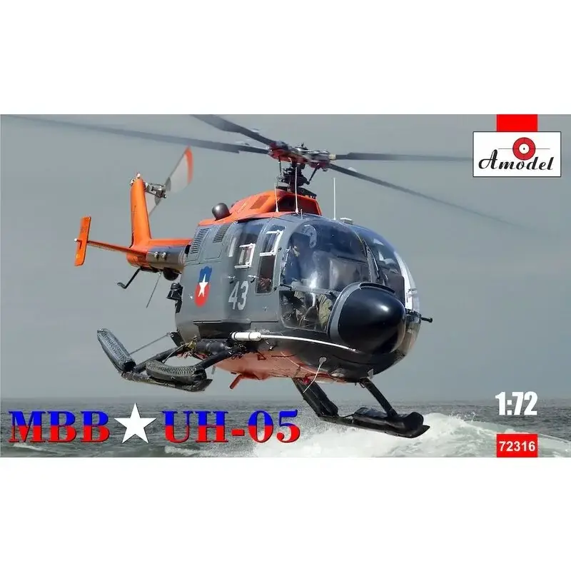 UH-05 (Bo-105 Chilean Air Force) Schaalmodel Favoriet