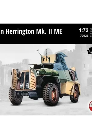 Marmon-Herrington Mk.II ME "Mediterrane" hobbylijn, alleen plastic onderdelen De 'ME' was een speciale variant voor operaties in Express Levering