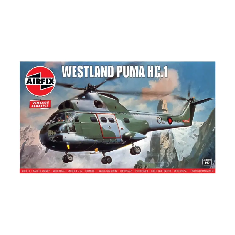 AIRFIX 1:72; Westland Puma HC.1 Schaalmodel Express Levering