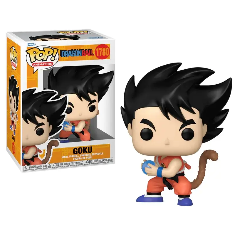 DRAGON BALL - POP Animation No. 1780 - Goku with Tail (Kamehameha) Pop figur Gecertificeerd