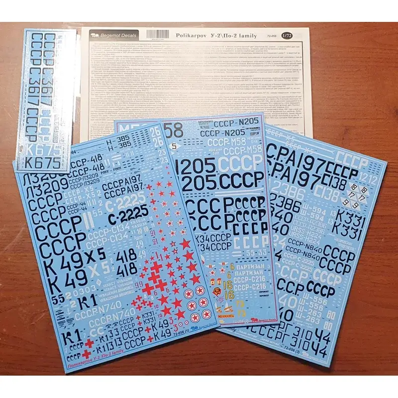Nieuw Sticker Polikarpov Po-2 family Decal
