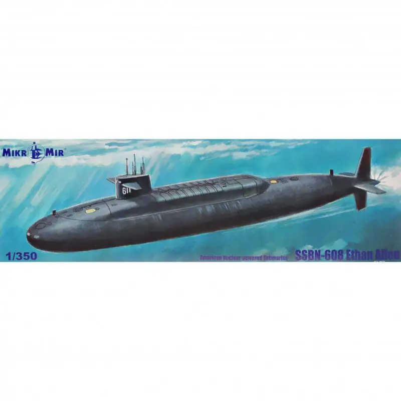 Gratis Retour SSBN-608 Ethan Allen Schaalmodel