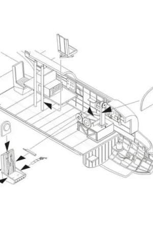 Koopje Avro Lancaster Mk.I/III - Interior set (designed to be used with Airfix kits) Accessoire