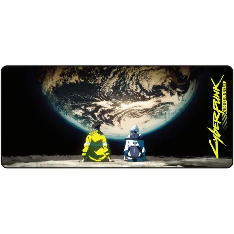 Populair Cyberpunk: Edgerunners XXL mousepad Maan