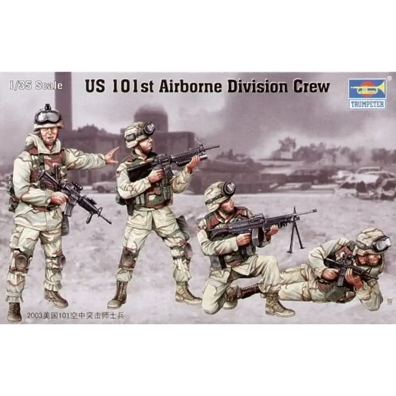 Beperkt Aanbod US 101st Airborne Div Crew (4 figures) Figuren