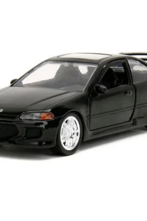 1:32 honda civic (f1) coupé glossy black ff 1993 Miniatuur Nieuw