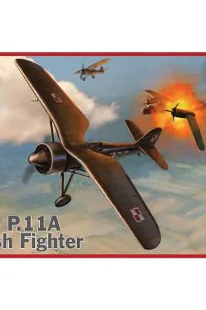 Flitsaanbieding PZL P.11a Poolse jager Schaalmodel