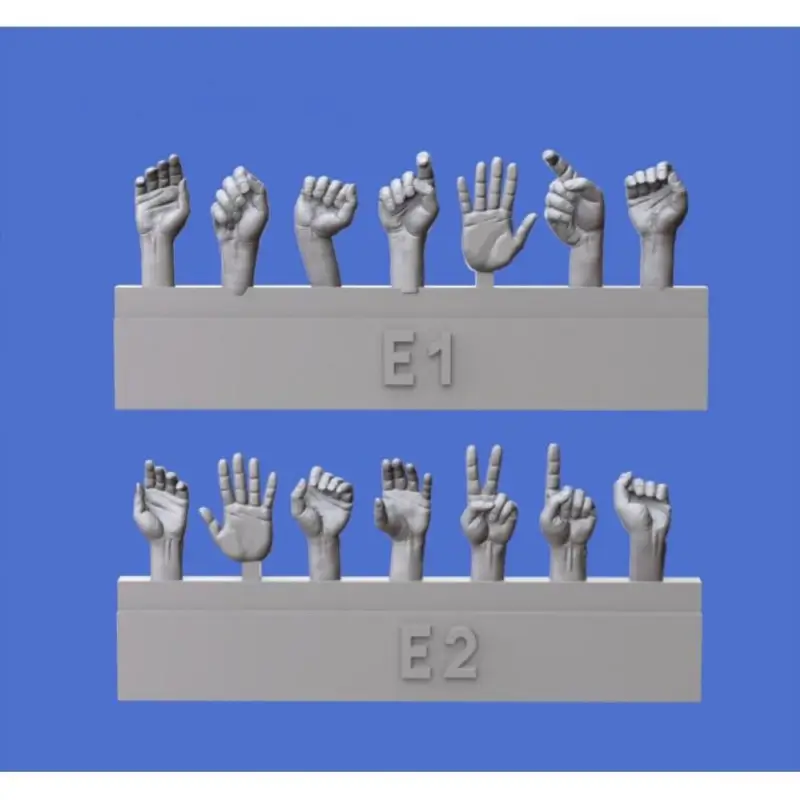 Fabrieksprijs Royal Model: 1/35; Assorted hands set No.4 Figuren