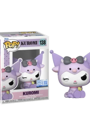Hete Deal HELLO KITTY - POP Sanrio No. 138 - Kuromi in cow cosplay Pop figur
