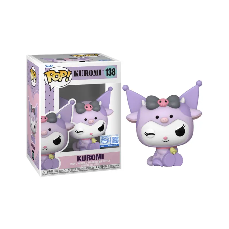 Hete Deal HELLO KITTY - POP Sanrio No. 138 - Kuromi in cow cosplay Pop figur