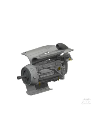 Uitverkoop Bf 109G-10 WNF engine PRINT EDUARD