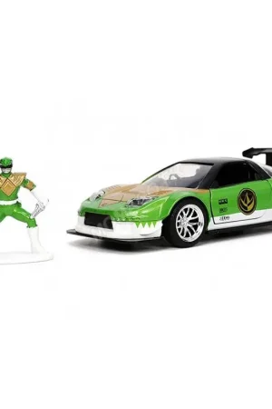 Honda nxs type-r japan spec 2002 "green power ranger" met green power ranger figuur Miniatuur Bestel Nu