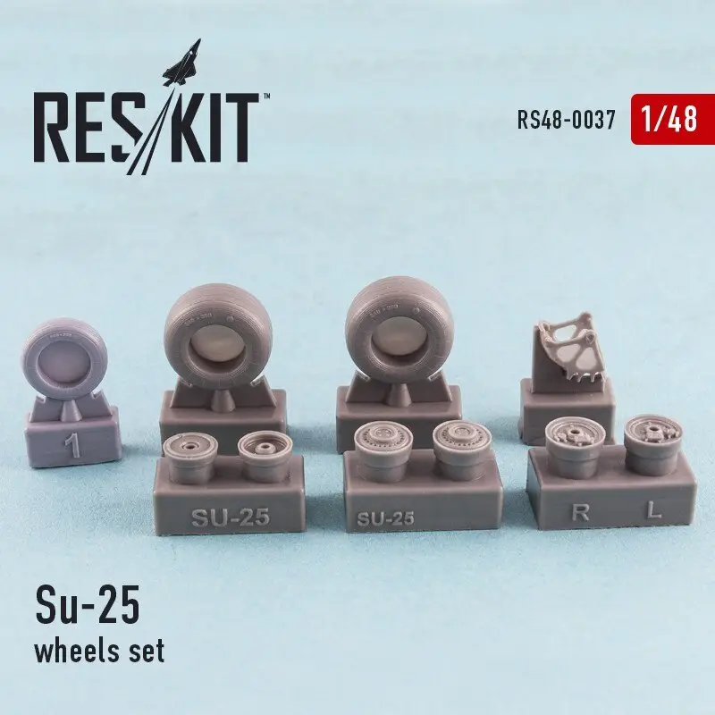 Sukhoi Su-25 wielen die zijn ingesteld (1/48) (designet te gebruiken met Smer, KP kits) Tijdelijk Beschikbaar