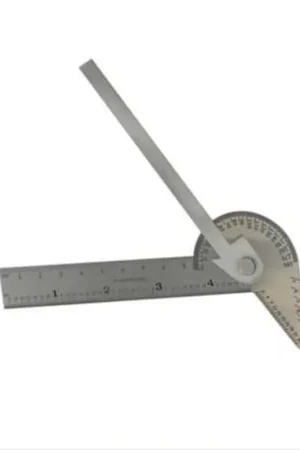 5 in 1 HOEK REGEL & GAUGEPerforms vijf afzonderlijke en verschillende functies 'Centre Finder Circle Divider Drill Point Gauge g Beperkte Voorraad