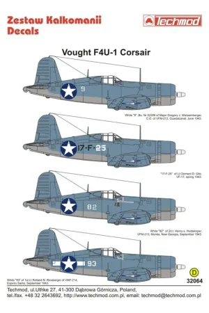 Seizoensaanbieding Sticker Vought f4u-1 Zeerover Decal